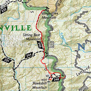 National Geographic Linville Gorge Errata