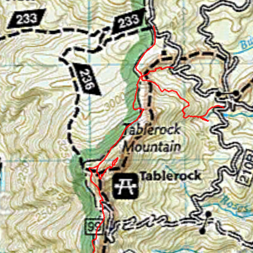 National Geographic Linville Gorge Errata