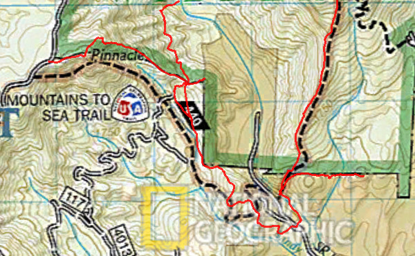 National Geographic Linville Gorge Errata