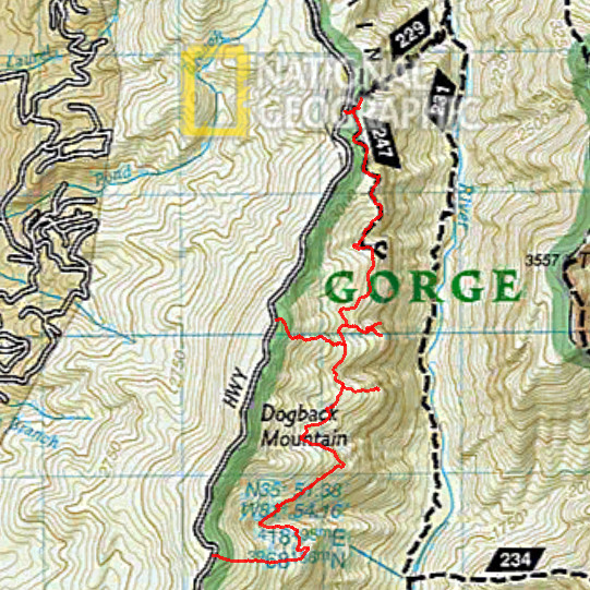 National Geographic Linville Gorge Errata