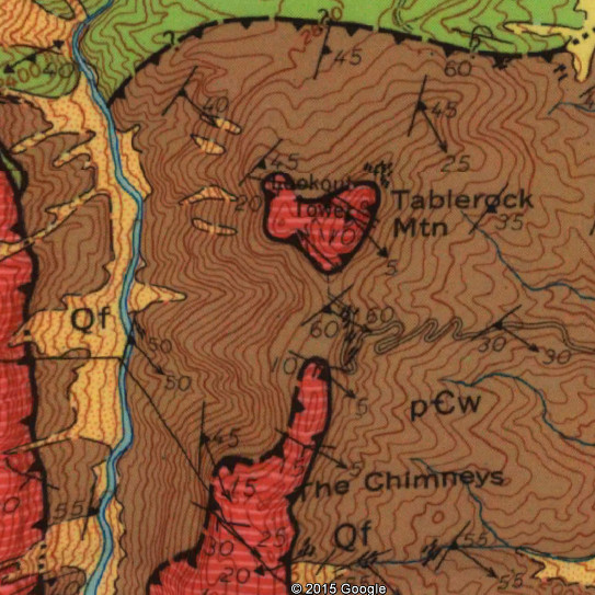 Excerpt from Geology of Linville Falls Quadrangle