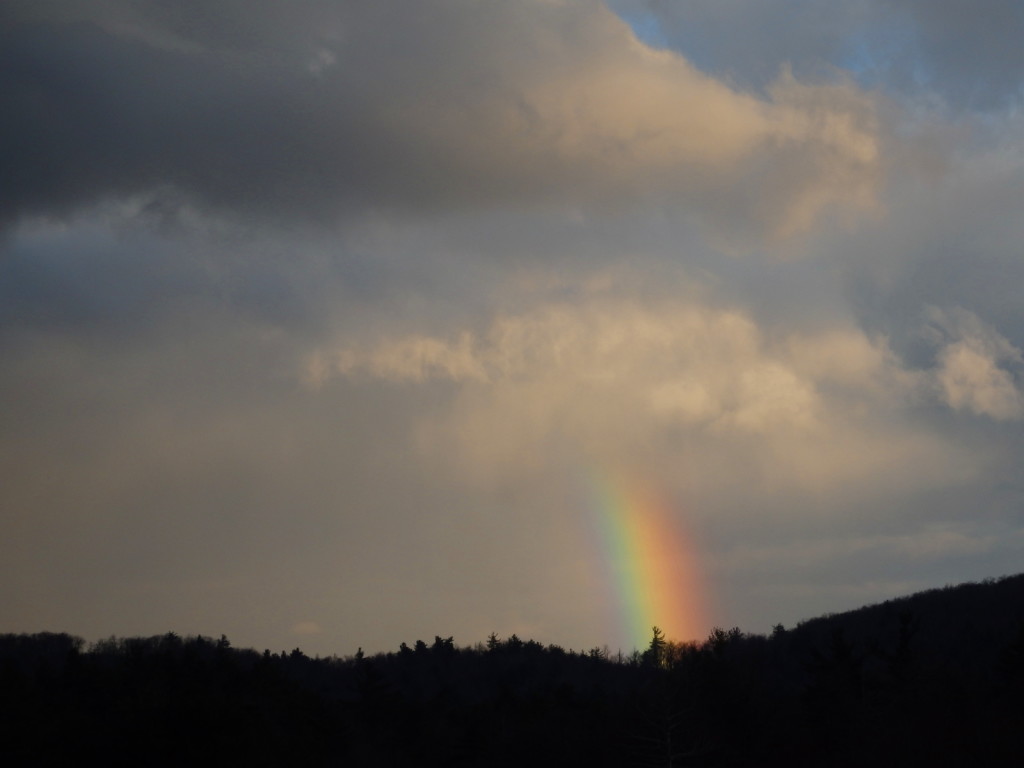 Sunset Rainbow over Linville Gorge. (Photo: Kevin Massey)