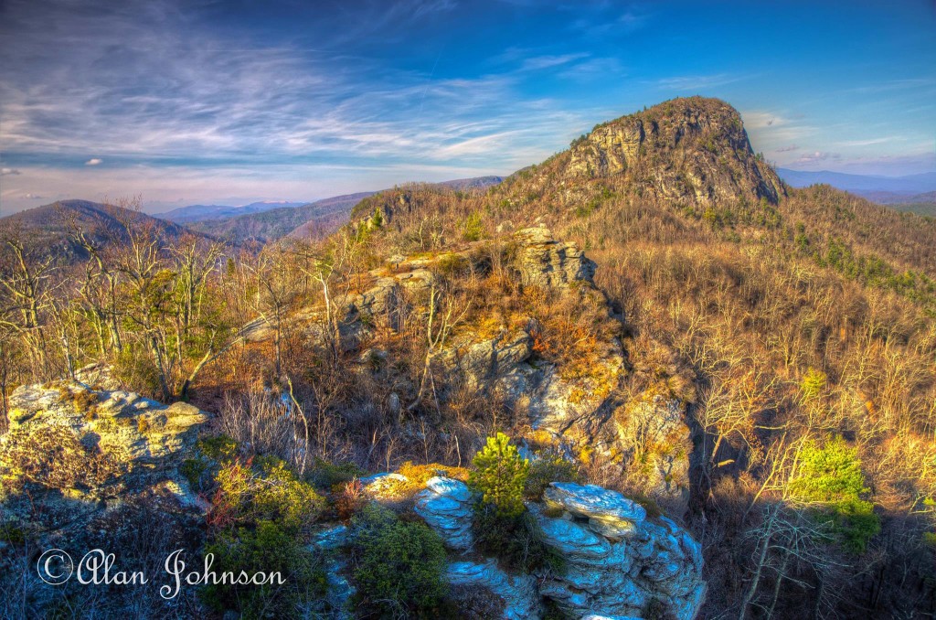 Table Rock & Linville Gorge taken from The Chimneys on a beautiful December day 2015 .... (Photo: Alan Johnson)