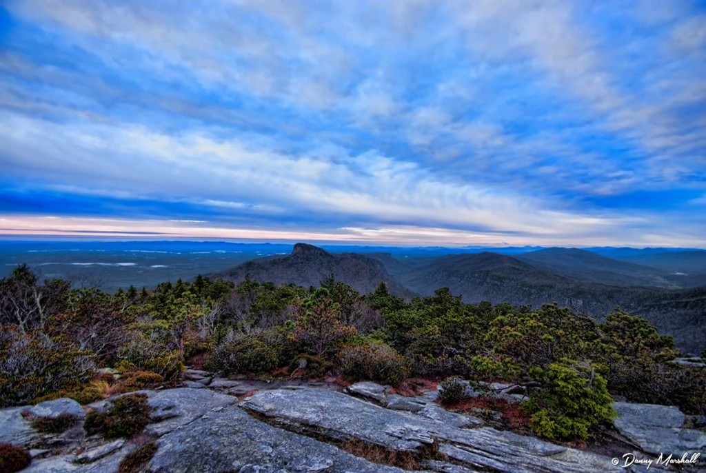 View from Hawksbill at sunrise, January 1, 2016. (Photo: Danny Marshall)