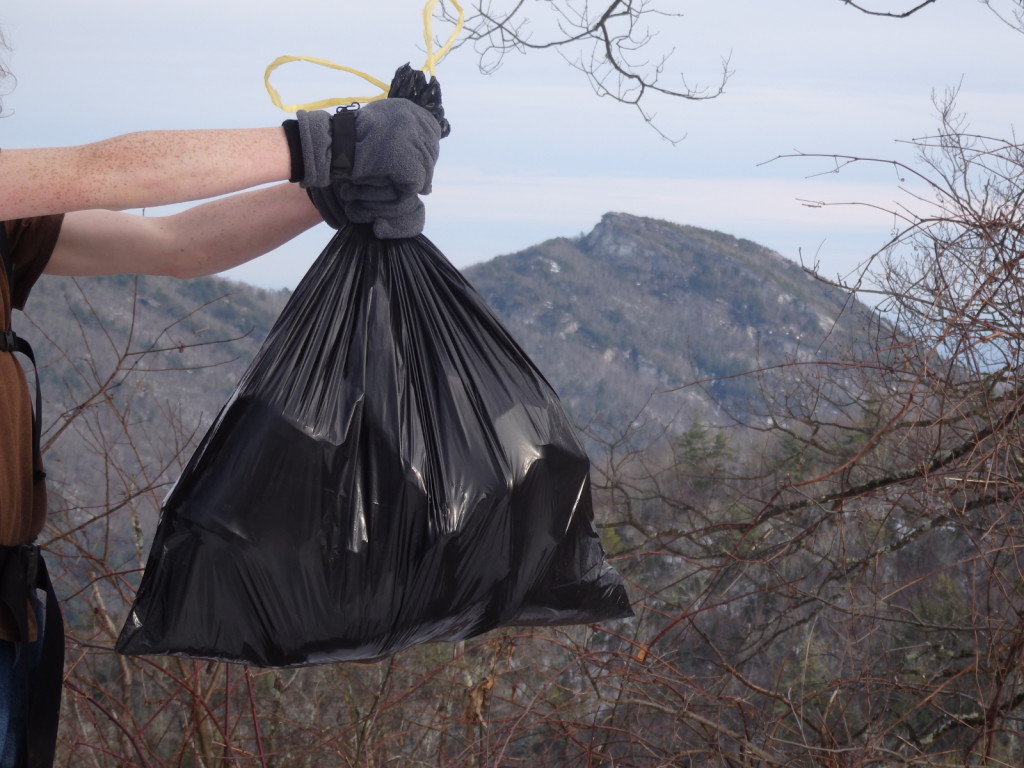 trash linville gorge