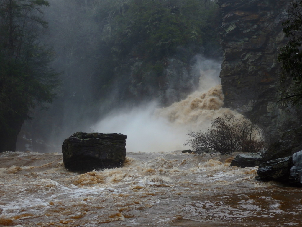 Linville Falls Plunge Basin, 3 Feb 2016