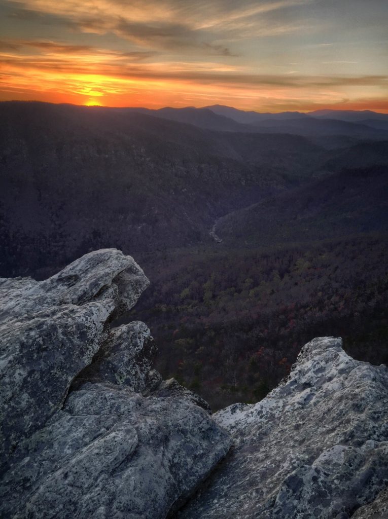 Sunset on Hawksbill. (Photo: Thomas Mabry)