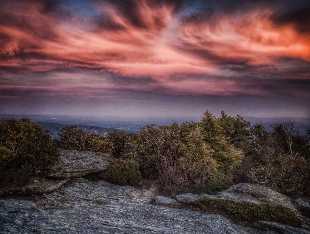 Sunset on Hawksbill. (Photo: Thomas Mabry)