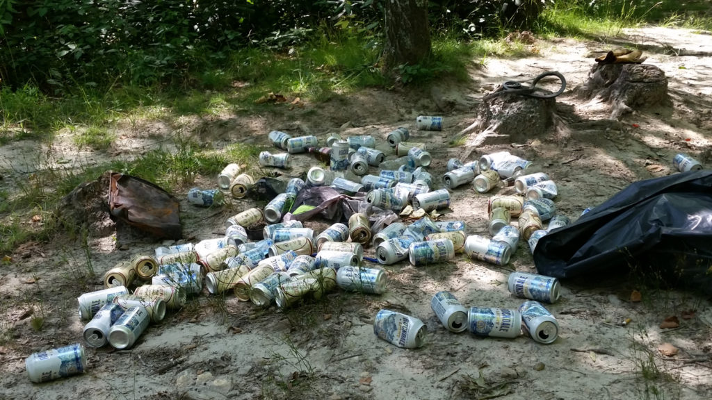 trash linville gorge