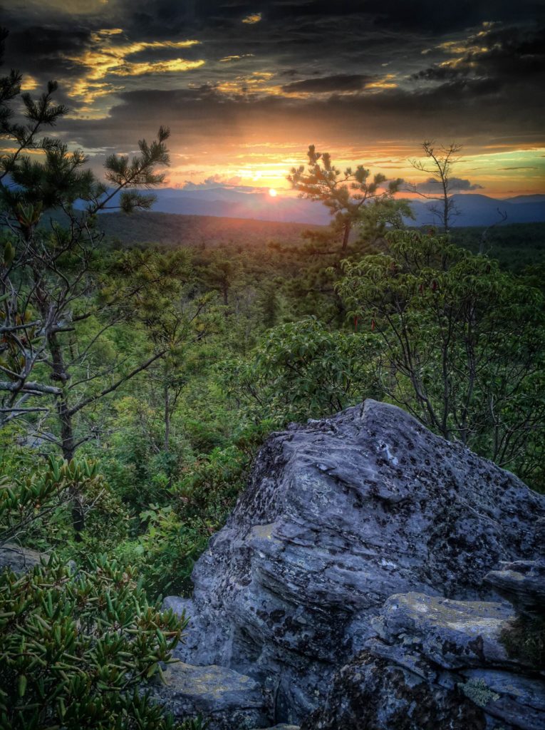 Sunset from the Pinnacle. (Photo: Thomas Mabry)