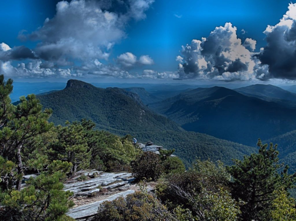 View of Linville Gorge from Hawksbill. (Photo: Michael Broyer)