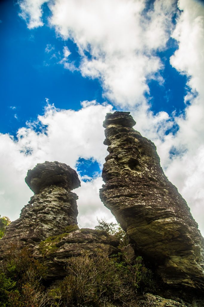 "The Castle" at the Chimneys in Linville Gorge. (Photo: Dillon Senn)