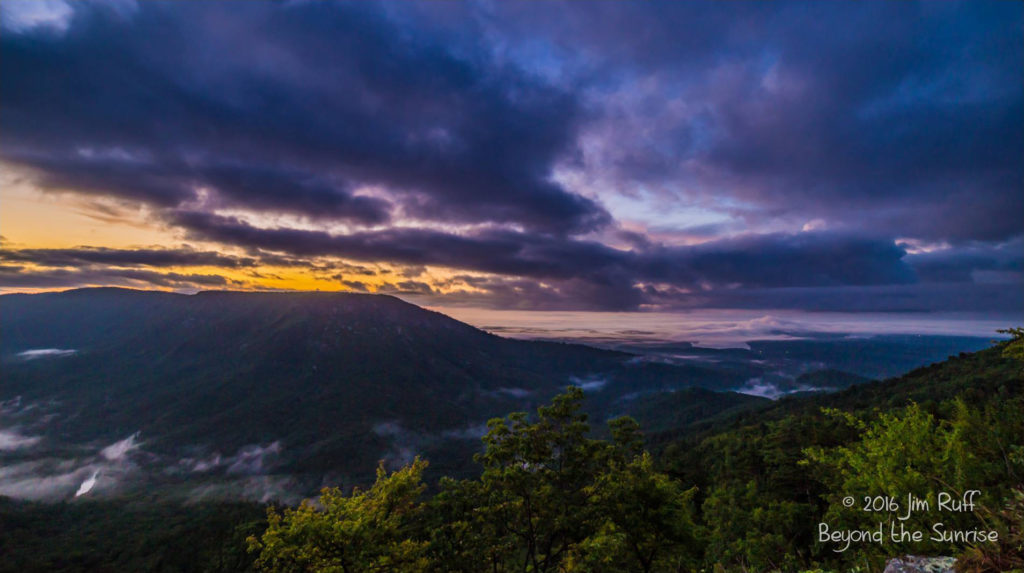 Sunrise over Shortoff in Linville Gorge. (Photo: Jim Ruff)