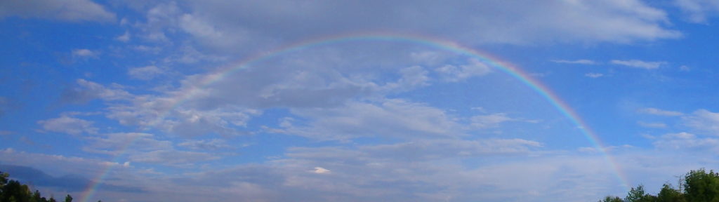 Rainbow over Linville Gorge. (Photo: Kevin Massey)