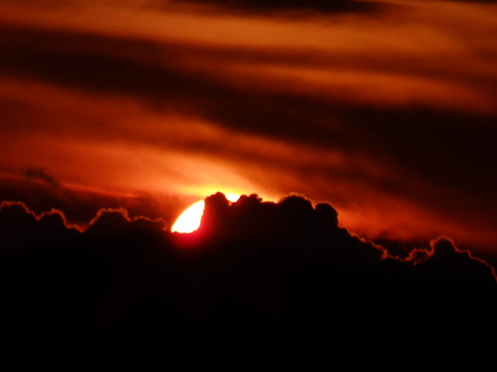 Sun sets west of Linville Gorge. (Photo: Nicholas Massey)