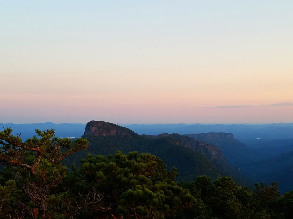 View Table Rock from Hawksbill in Linville Gorge. (Photo: Scott Gentry)