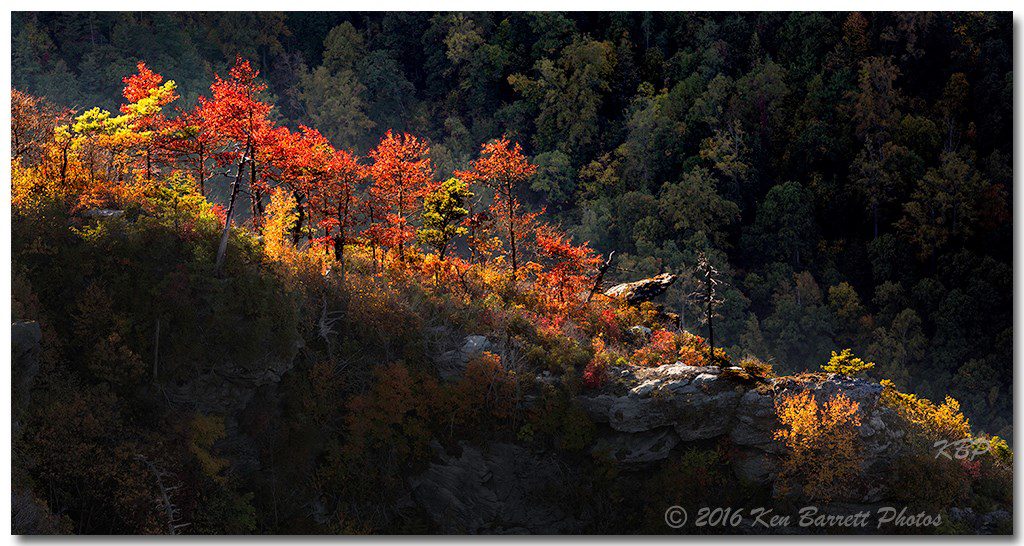 Sunset at the Chimneys in Linville Gorge. (Photo: Ken Barrett)