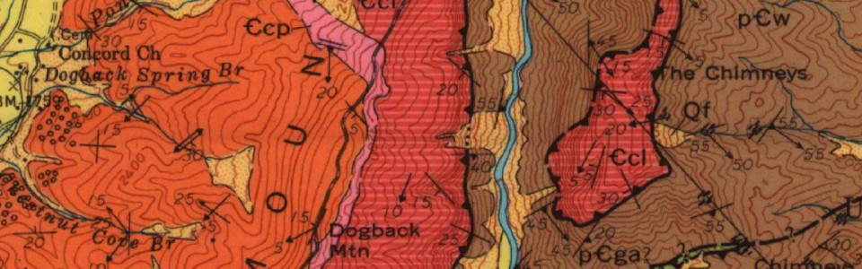 Geology of Linville Falls Quadrangle