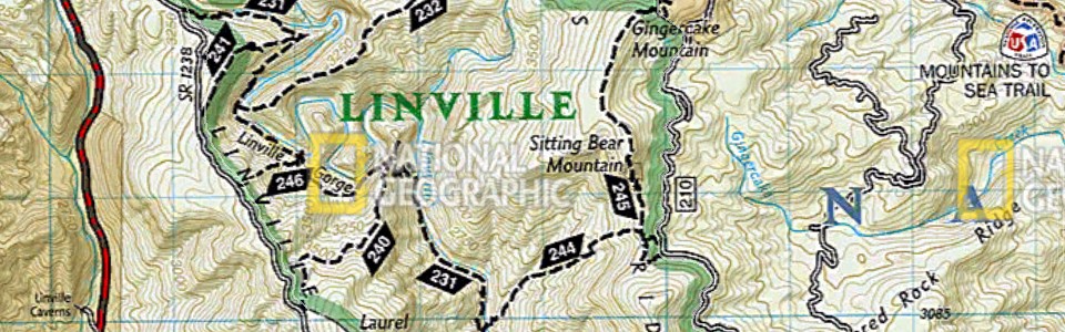 Linville Gorge National Geographic Map Errata