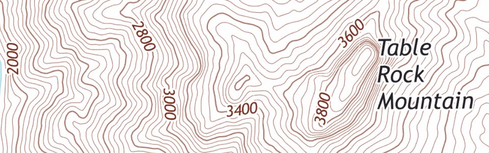 USGS Topo Topographical Map Linville Falls Ashford 2013