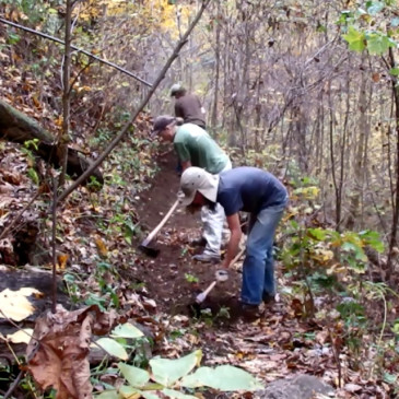VIDEO: Repair on Conley Cove Trail
