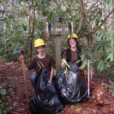 Campsite Cleanup on Pine Gap