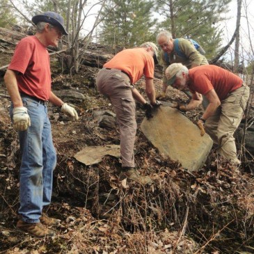 MST Team Builds Steps on Blue Dot