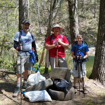 Tires & Trash Removed from Pinch-In Island