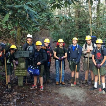 Troop 899 on Duty at Spence Ridge